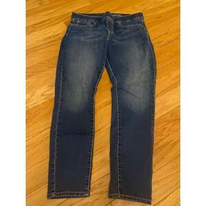 Signature By Levi Strauss Totally Shaping Pull-On Skinny Dark Wash Jeans W33 L30